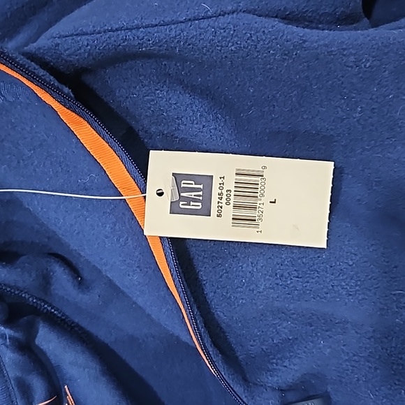GAP Blue fleece Zip Up - Picture 8 of 10